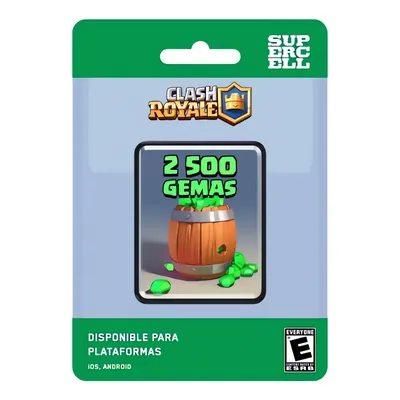 2500 Gemas Clash Royale