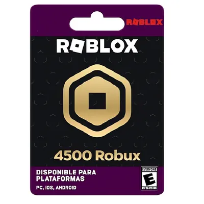 4500 Robux