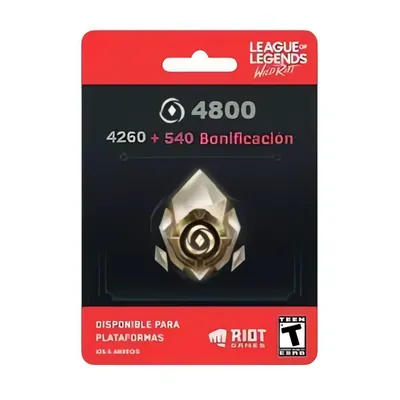 4800 nucleos Wild Rift