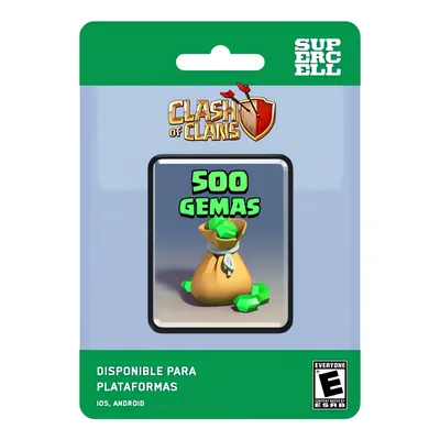 500 Gemas Clash of clans