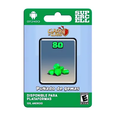 80 Gemas Clash of clans