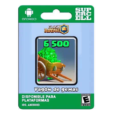 Gemas Clash royale 6500