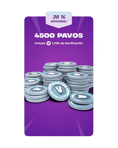 Pavos Fortnite 4500