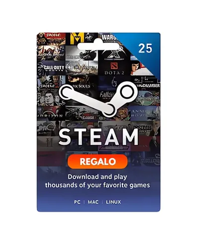 Saldo Steam 25 Regalo