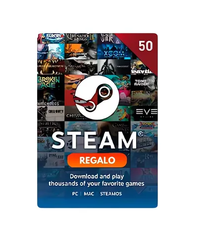 Saldo Steam 50 Regalo